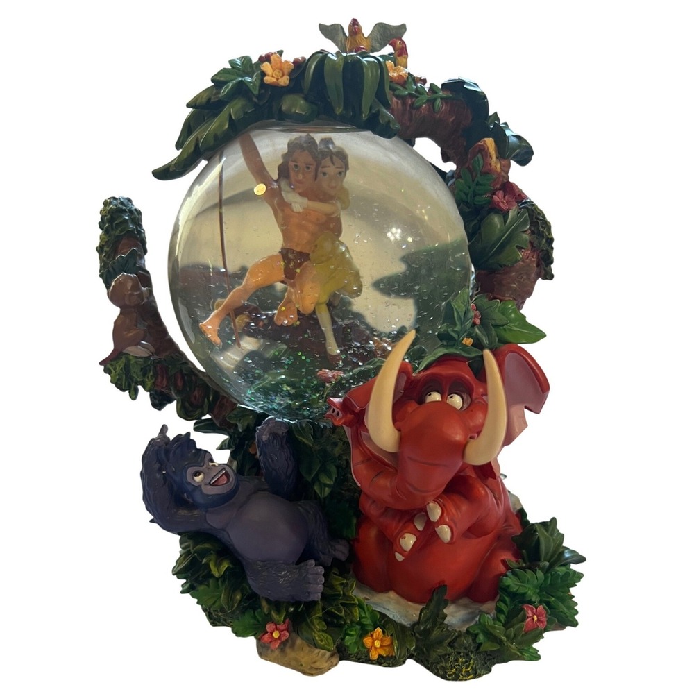 Disney Tarzan Swept Away Musical Snow Globe Westland Giftware 6139 Two Worlds
